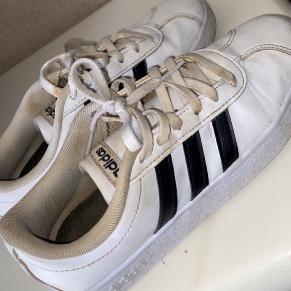 Kids adidas. Size 1. Worn a few times to school and obvious play wear. - Picture 2 of 2